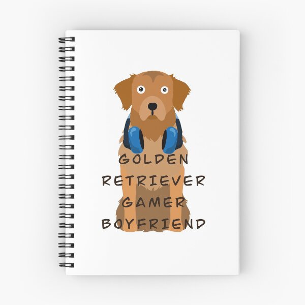Item preview, Golden Retriever Gamer Boyfriend w/ Text designed and sold by lyssajaime.