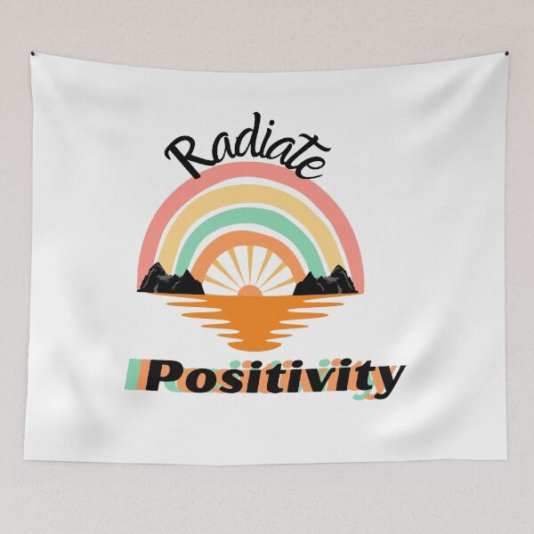 Item preview, Radiate Positivity rainbow designed and sold by salmamzr.