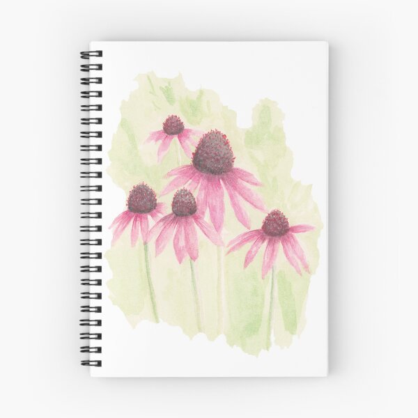 Item preview, Purple Cone Flower Watercolor Painting designed and sold by H2OColor.