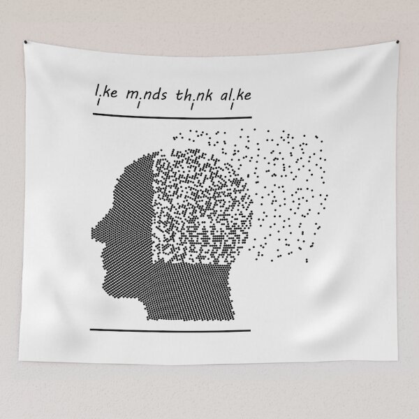 Item preview, like minds think alike designed and sold by fat0o0m.
