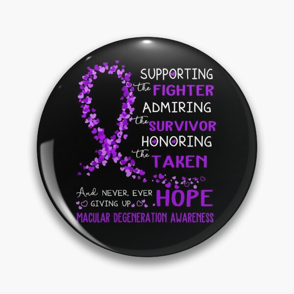 Item preview, Supporting Fighter Macular Degeneration Awareness designed and sold by largellie.