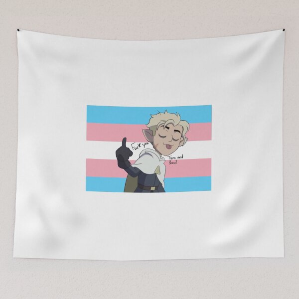 Item preview, Hunter the owl house transgender pride designed and sold by AxolotlArtist32.
