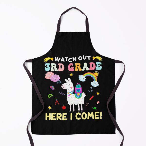 Item preview, School LLama Watch Out 3rd Grade Here I Come designed and sold by brandyzalesart.