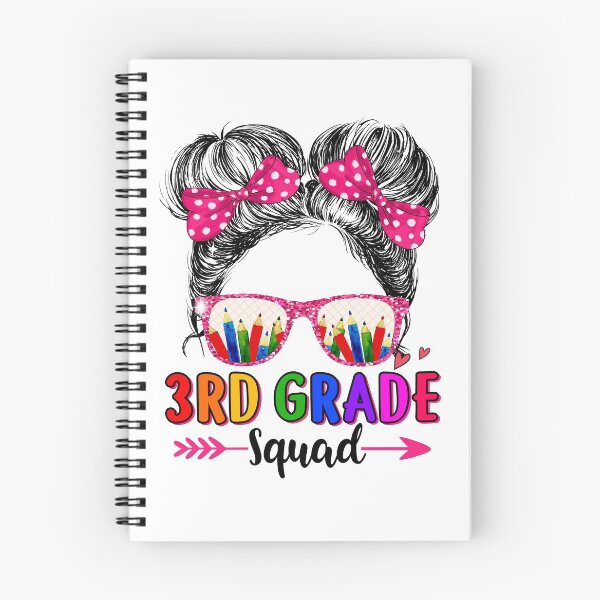Item preview, Bun Life Hair Glasses 3rd Grade Squad School Kids designed and sold by brandyzalesart.
