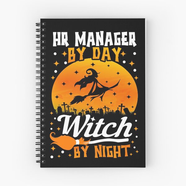 Item preview, HR Manager By Day Witch By Night Funny Halloween designed and sold by TeeDesignsStore.