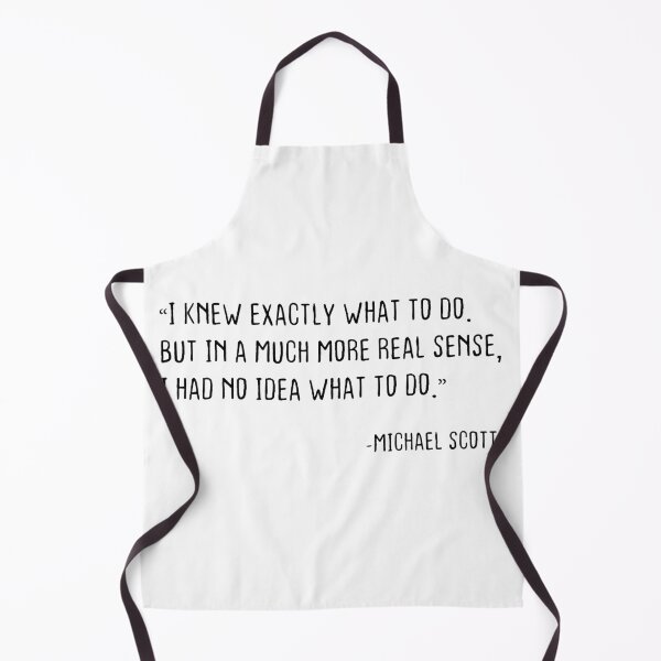 Item preview, I Knew exactly what to do, Michael scott quote designed and sold by Benomi.