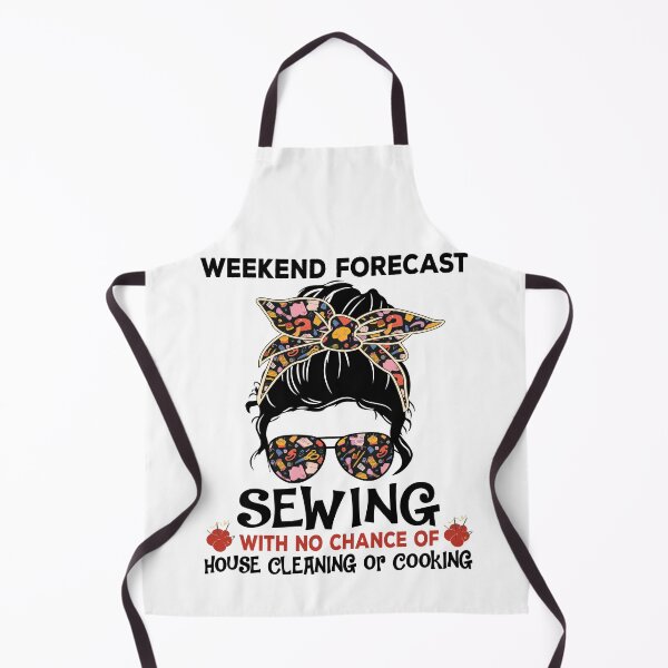 Item preview, Women Bun Life Hair Glasses Weekend Forecast Sewing designed and sold by brandyzalesart.