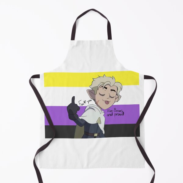 Item preview, Hunter the owl house non binary pride designed and sold by AxolotlArtist32.