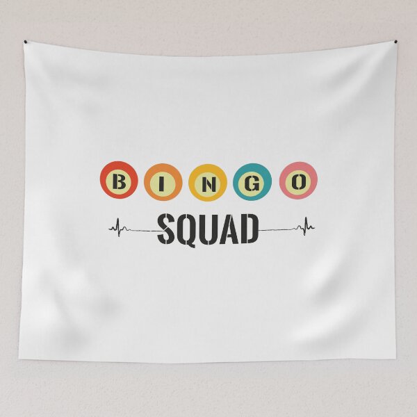 Item preview, Bingo Squad-Bingo squad apparel-Bingo Balls-Favorite Game-Funny Bingo Player Tees-Grandma Great bingo Great Christmas Gift designed and sold by Rassitni.