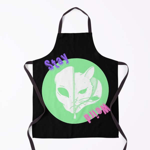 Item preview, Stay Weird - Cat in Alien Suit designed and sold by Quirkdom.