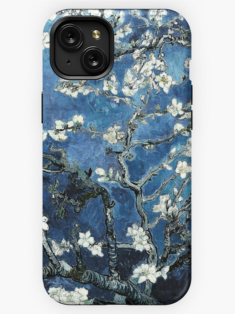 Vincent Van Gogh Almond Blossoms Dark Blue Teal