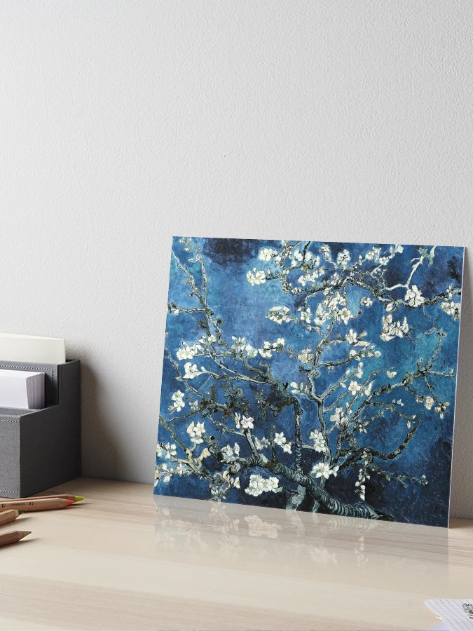 Van Gogh Almond Blossoms : Dark Teal Tissue Paper