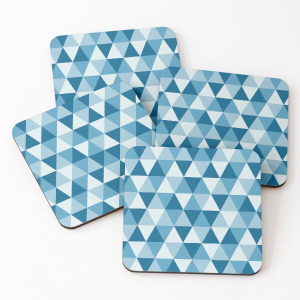 Item preview, Geometric pattern blues designed and sold by Mindhive31.