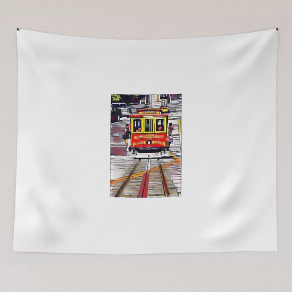 Item preview, Cable Car Boxed in by Rectangles designed and sold by Wernher Krutein.