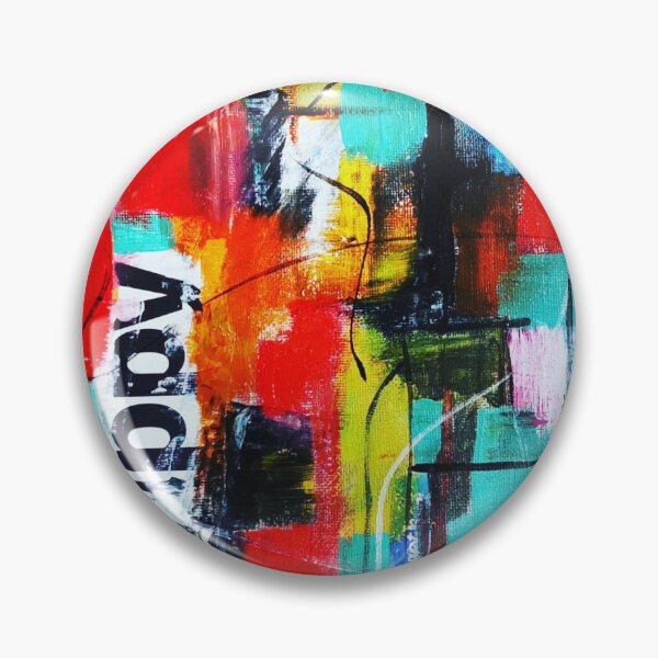 Item preview, Vibrant Abstract Art  "positive series HAPPY"  designed and sold by Edith Jacobs.