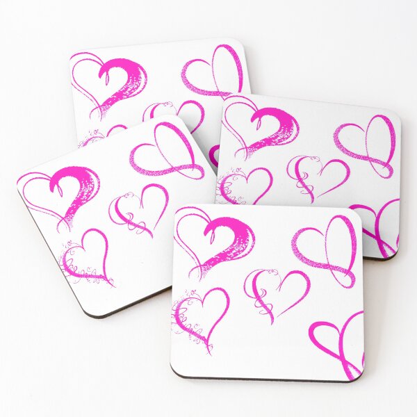 Item preview, Pink Hearts designed and sold by JadeRiverImages.