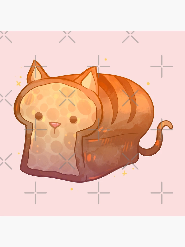 cat bread Poster for Sale by BattleGoat