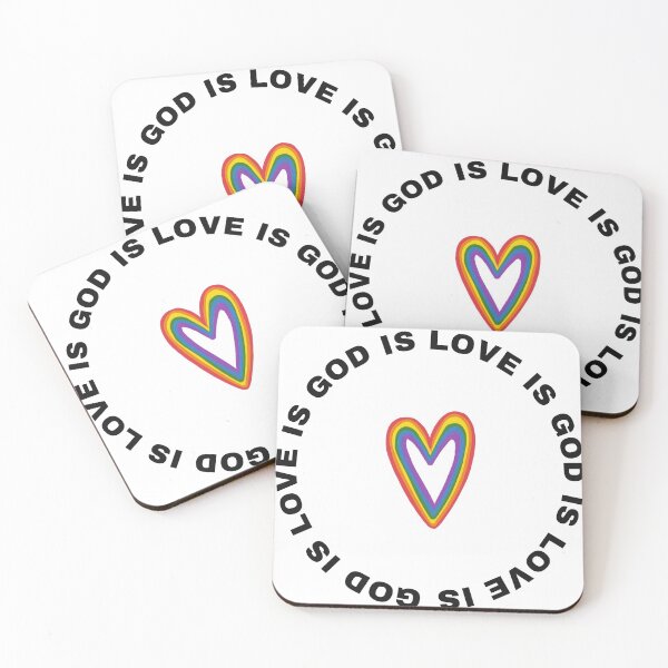 Artikelvorschau, LGBTQ „Gott ist Liebe/Liebe ist Gott“ entworfen und verkauft von LoveFromMI.