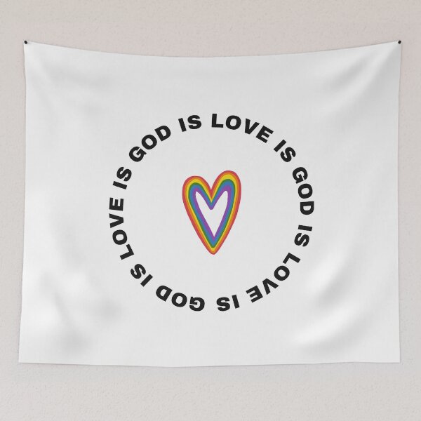 Item preview, LGBTQ "God Is Love/Love Is God" designed and sold by LoveFromMI.