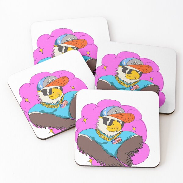 Item preview, cool eagle cartoon aesthetic designed and sold by darkskullart.