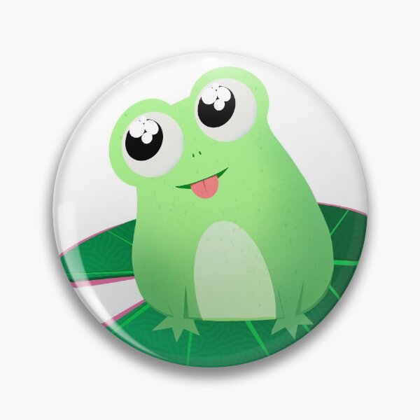 Artikelvorschau, Glücklicher Frosch auf einem Blatt entworfen und verkauft von DesignedBy-M.