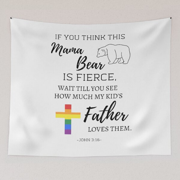 Item preview, LGBTQ "Mama Bear, God the Father" designed and sold by LoveFromMI.