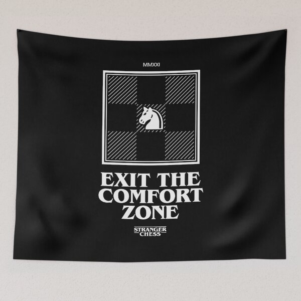 Artikelvorschau, Exit the comfort zone entworfen und verkauft von StrangerChess.