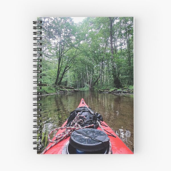 Item preview, Canvas photography with kayak in the natural wilderness of Mecklenburg-Western Pomerania designed and sold by neorevoxos.