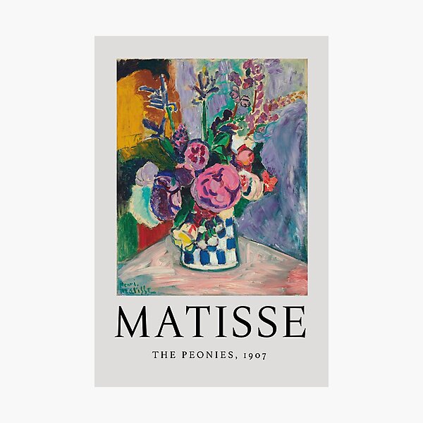 Item preview, Henri Matisse - The peonies - Exhibition art  designed and sold by Digital  Cloud.