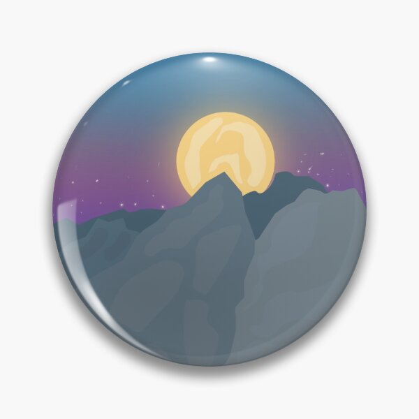 Item preview, Glowing Moon Over the Mountains designed and sold by kkaatt11.