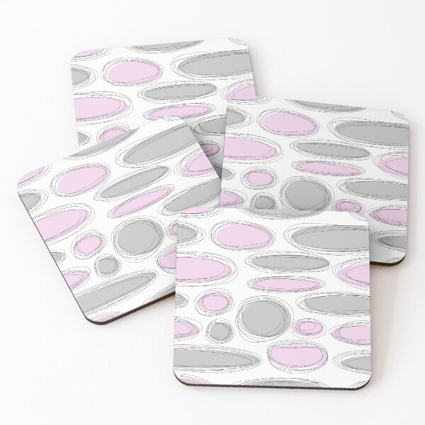 Item preview, Ovals in grey and pink designed and sold by MHen.