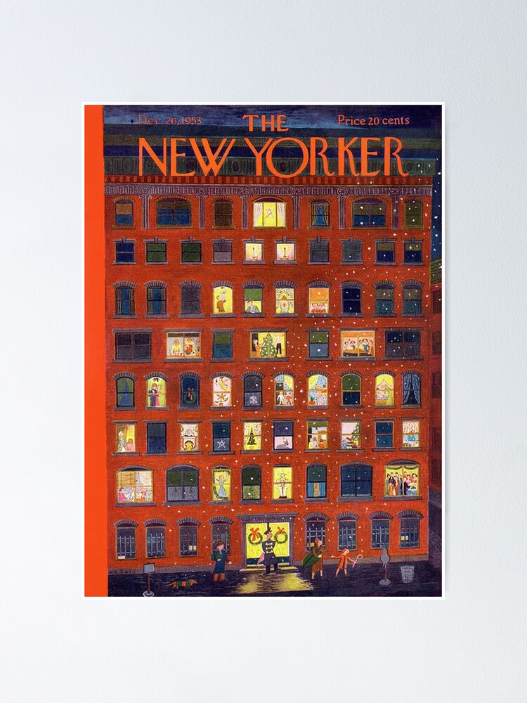 The New Yorker - February 18 1985 Poster for Sale by romirdrigz