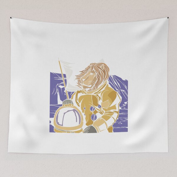 Item preview, Lion space astronaut designed and sold by TRIBExSPACE.