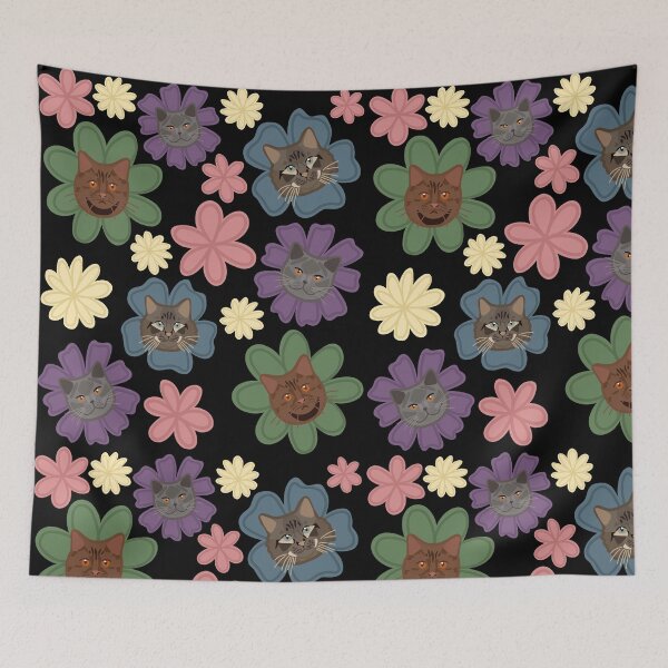 Item preview, Blossoming clowder designed and sold by Sara Bee.