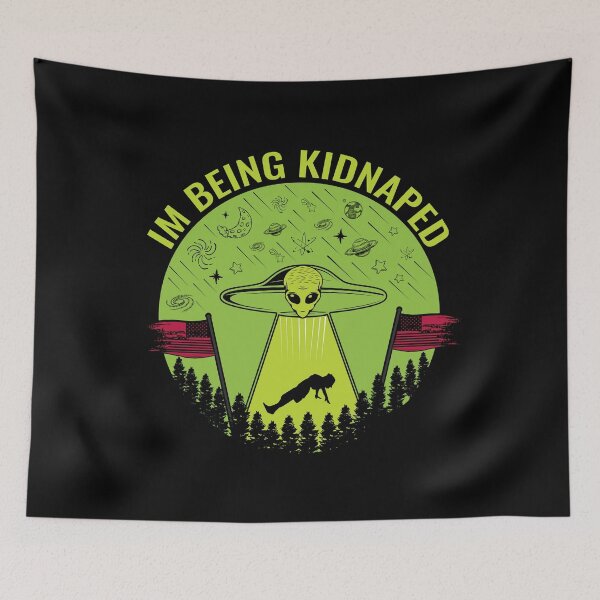Item preview, Alien kidnaped a man designed and sold by Rima Amin.