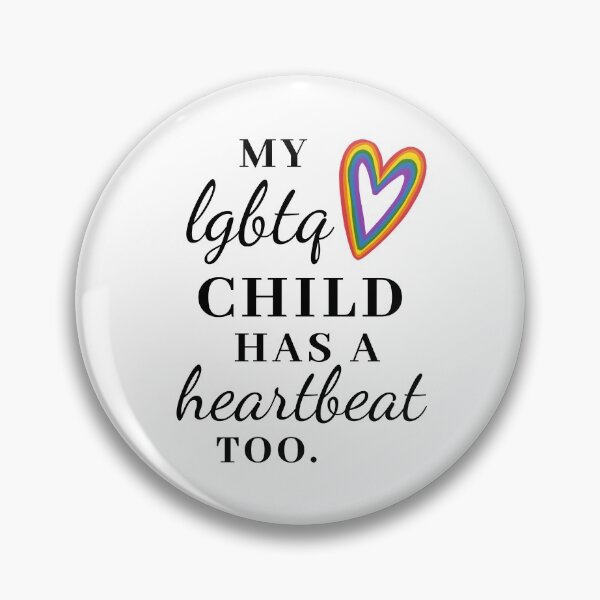 Item preview, LGBTQ Parent/Ally "My LGBTQ Child Has a Heartbeat Too" designed and sold by LoveFromMI.