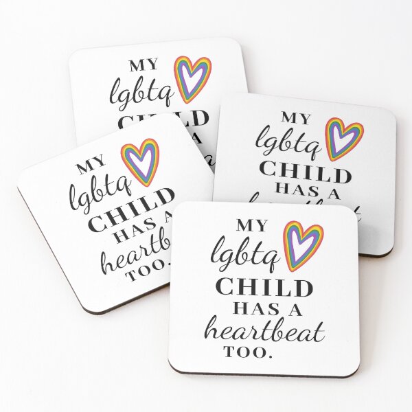 Item preview, LGBTQ Parent/Ally "My LGBTQ Child Has a Heartbeat Too" designed and sold by LoveFromMI.