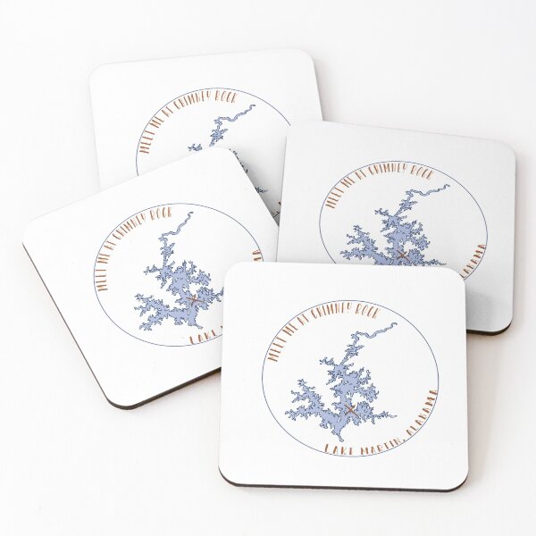 Item preview, Meet Me at Chimney Rock | X Marks the Spot Map | Lake Martin, AL designed and sold by Brittany Register.