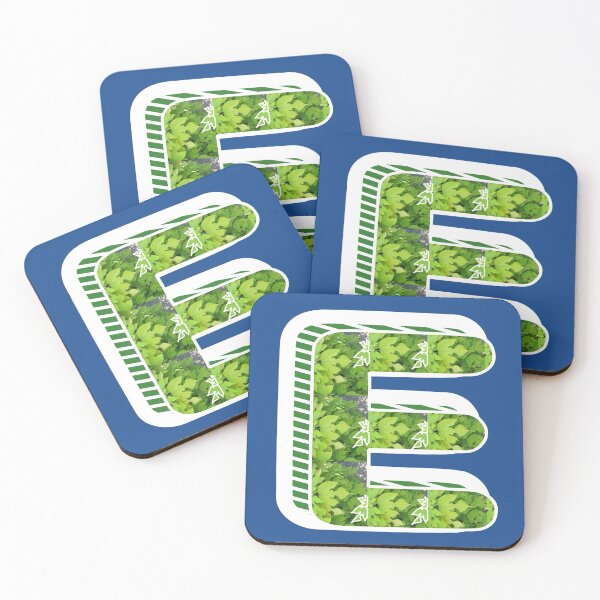 Item preview, Letter E (white border) designed and sold by artfulnotebook.