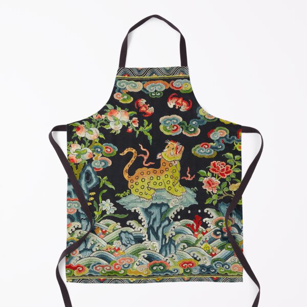 Item preview, Traditional Chinese Qing official pattern leopard designed and sold by Lizzysszhou.