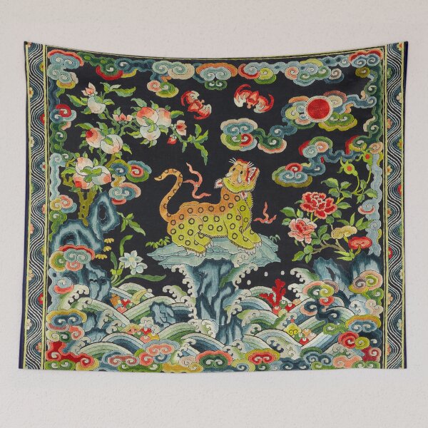 Item preview, Traditional Chinese Qing official pattern leopard designed and sold by Lizzysszhou.