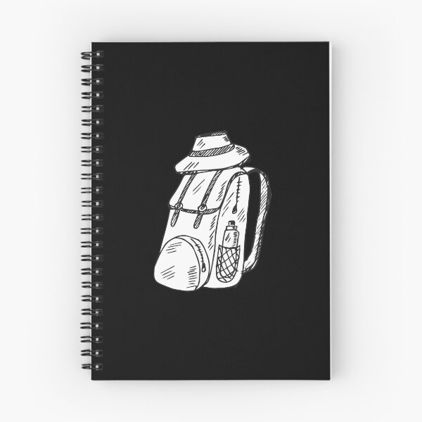 Item preview, Arte de mochilero en blanco y negro designed and sold by zaher97.