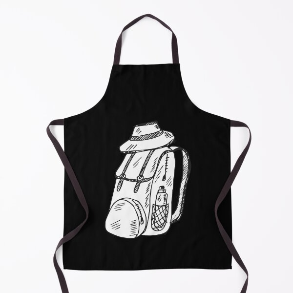 Item preview, black and white backpacking art designed and sold by zaher97.