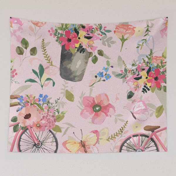 Aperçu de l'œuvre Panier de fleurs printemps été créée et vendue par GL Digital Artwork .