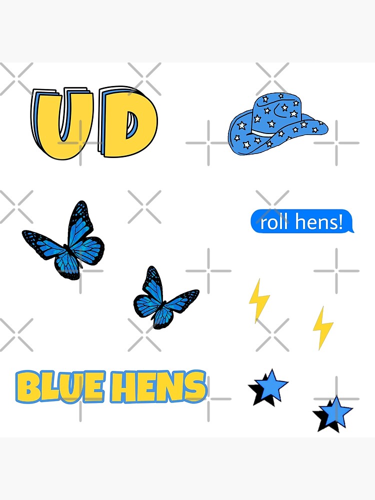 University Of Delaware Sticker Pack Poster For Sale By Brookeee101