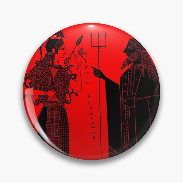 Item preview, Athena and Poseidon Attic Greek Vase  designed and sold by WillowNox7.