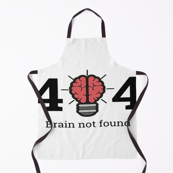Item preview, 404 brain not  found  designed and sold by Megh Trivedi.