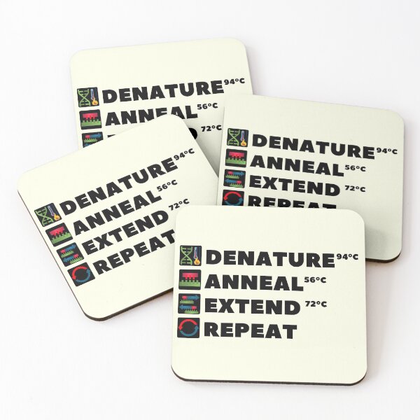 Item preview, PCR Process Steps of Polymerase Chain Reaction Molecular Biology Science designed and sold by labstud.