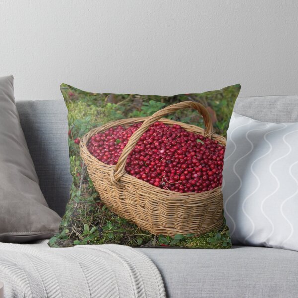 Item preview, Fresh Cowberries in a Basket in the Forest designed and sold by vkph.
