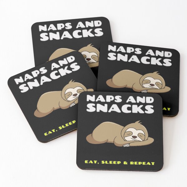 Item preview, Naps and snacks eat sleep & repeat designed and sold by pnkpopcorn.